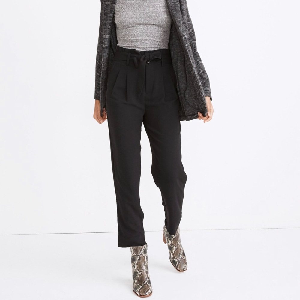 NWT Madewell Drapery Paperbag Pants